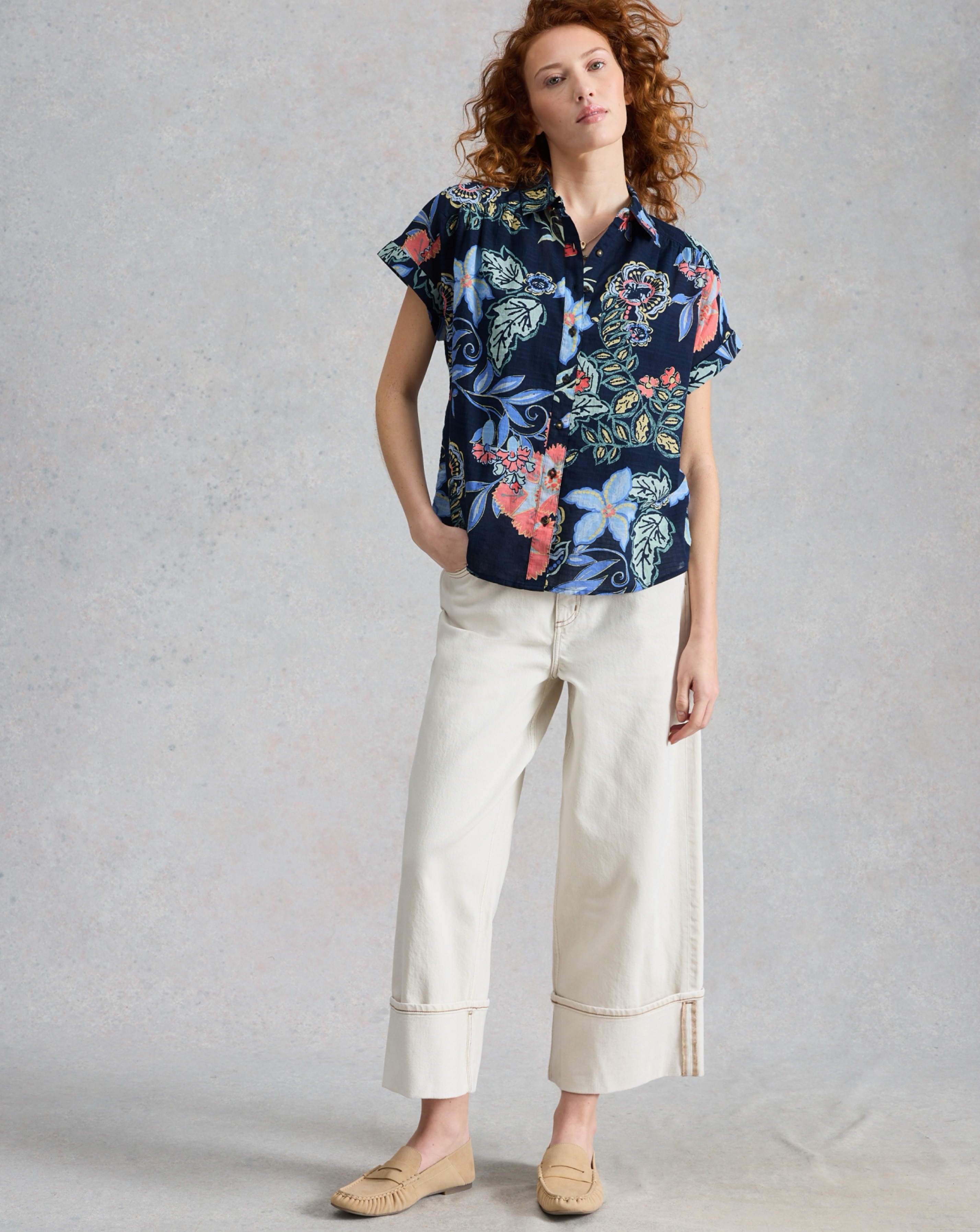 New In - White Stuff Orla Button Through Shirt