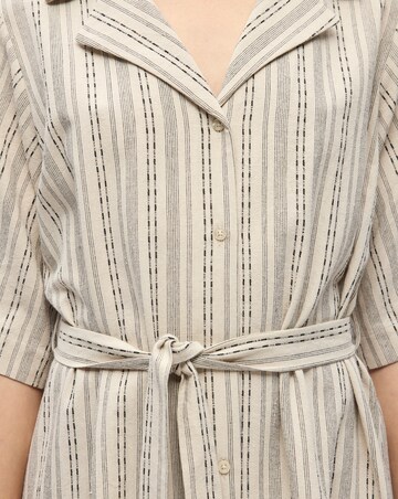 OBJECT Cream Two Quarter Sleeve Midi Dress