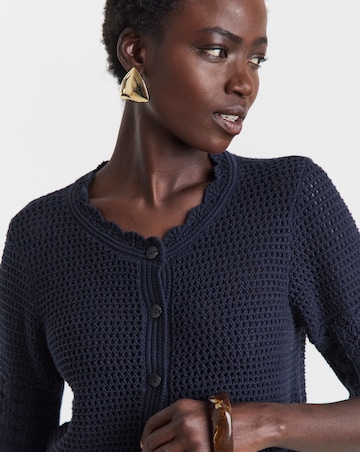 JdY Tami S/S Frill Cardigan Knit