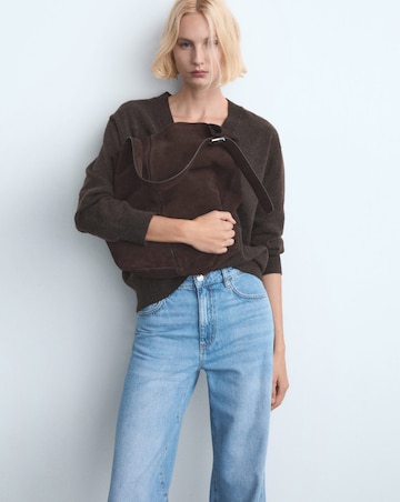 Mango High-Rise Wide Leg Jean