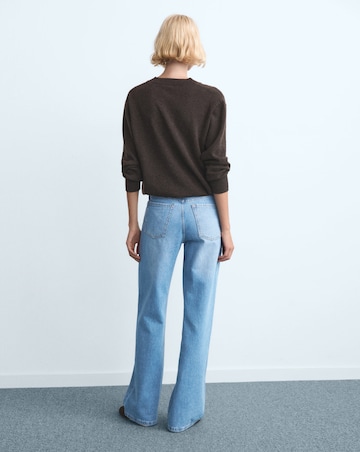 Mango High-Rise Wide Leg Jean