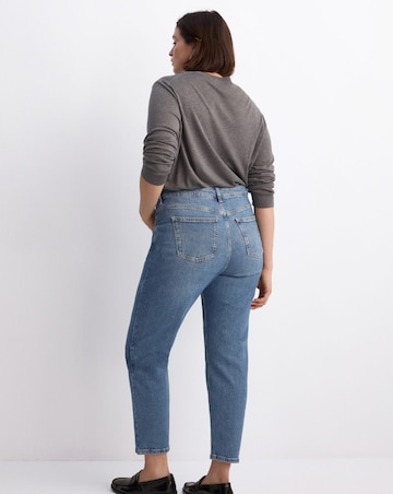 Mango Comfort High-Rise Crop Mom Jean