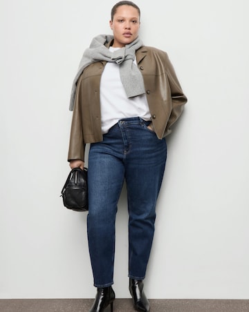 Mango Comfort High-Rise Crop Mom Jean