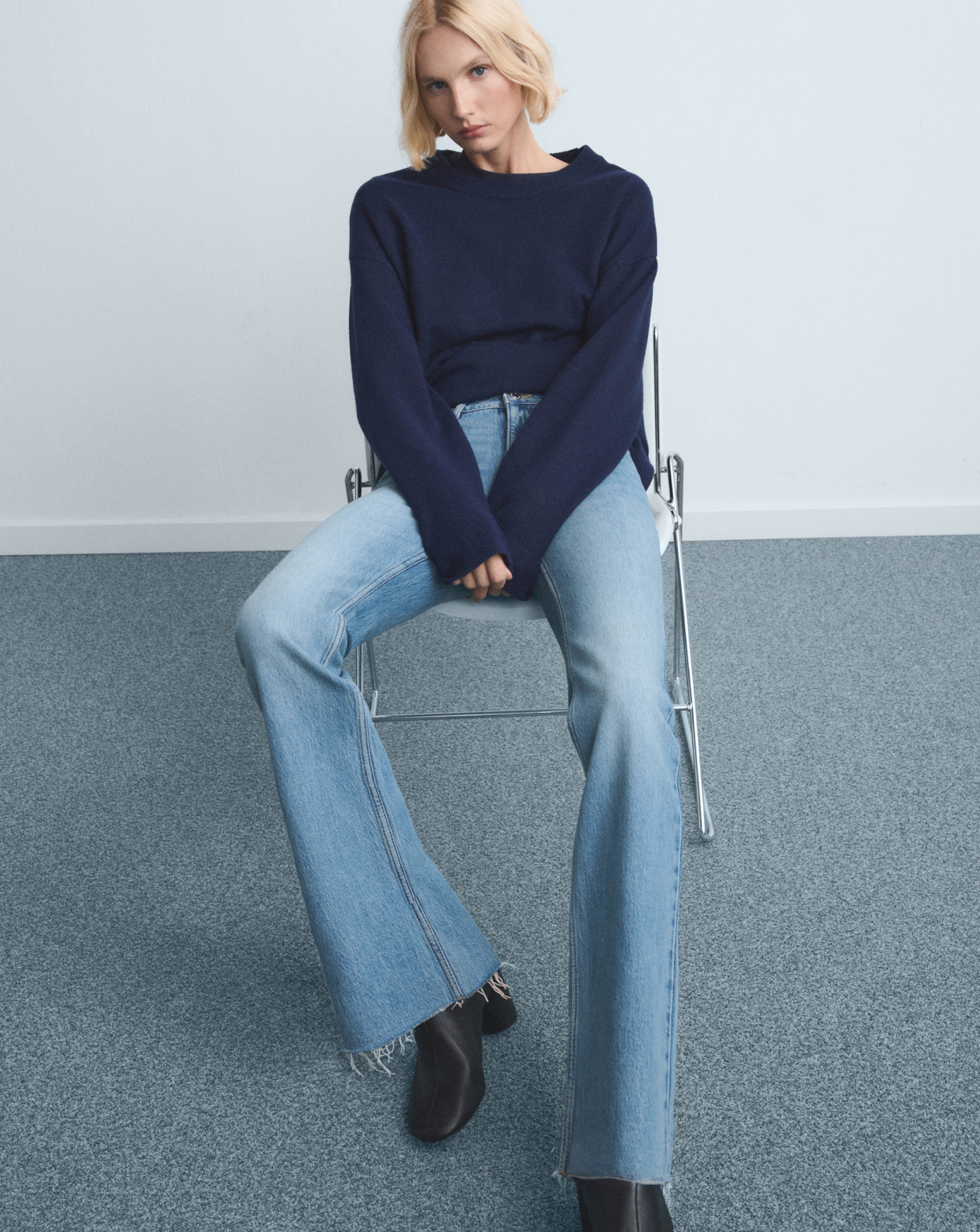 New In - Mango Flare Mid-Rise Jean