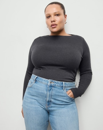 Mango Flare Mid-Rise Jean