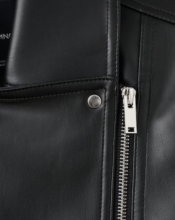 Mango Faux Leather Biker Jacket