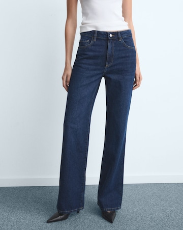 Mango High-Rise Wide Leg Jean