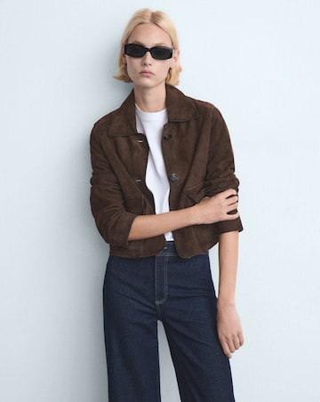 Mango High Waisted Culotte Jean