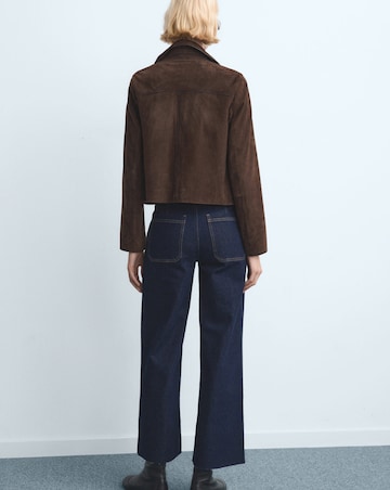 Mango High Waisted Culotte Jean