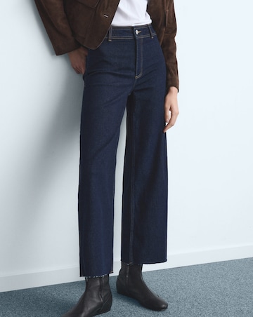 Mango High Waisted Culotte Jean