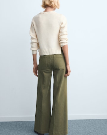 Mango High Waist Wide Leg Jean