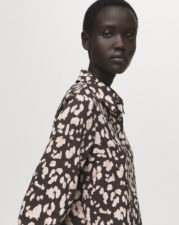 Mango Animal Print Shirt