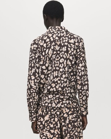 Mango Animal Print Shirt