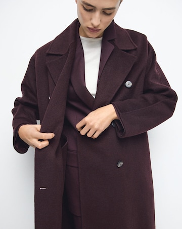 Mango Wool Mix Double Breasted Coat