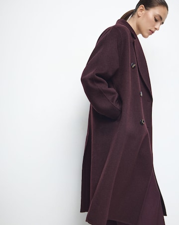 Mango Wool Mix Double Breasted Coat