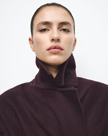 Mango Wool Mix Double Breasted Coat