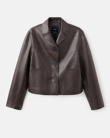 Mango Faux Leather Jacket