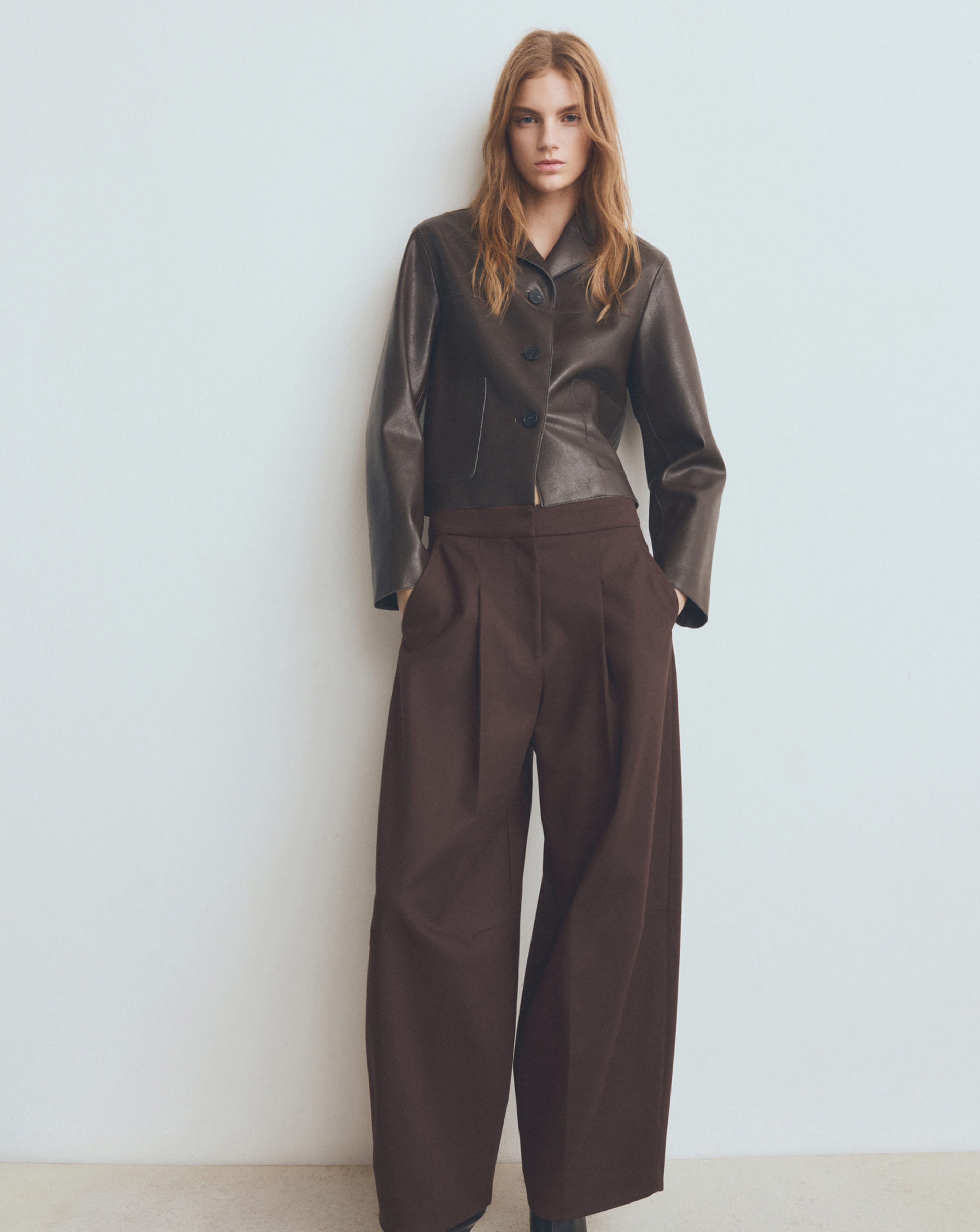 Mango Faux Leather Jacket