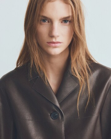 Mango Faux Leather Jacket