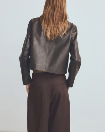 Mango Faux Leather Jacket