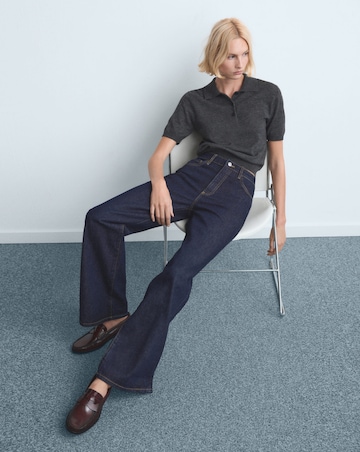 Mango High-Rise Wide Leg Jean