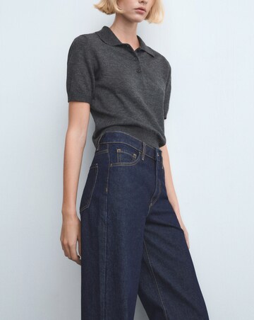 Mango High-Rise Wide Leg Jean