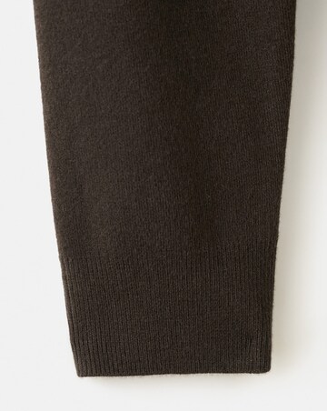 Mango Sweater With Denim Collar