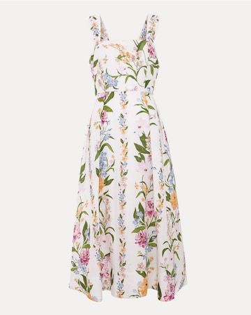 Phase Eight Lucia Linen Printed Hero Dress