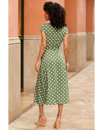 Sosandar Faux Wrap Dress