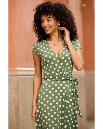 Sosandar Faux Wrap Dress