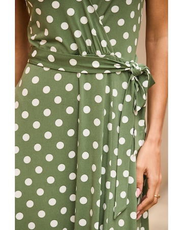 Sosandar Faux Wrap Dress