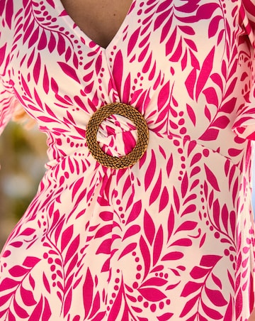 Sosandar Hoop Detail Dress