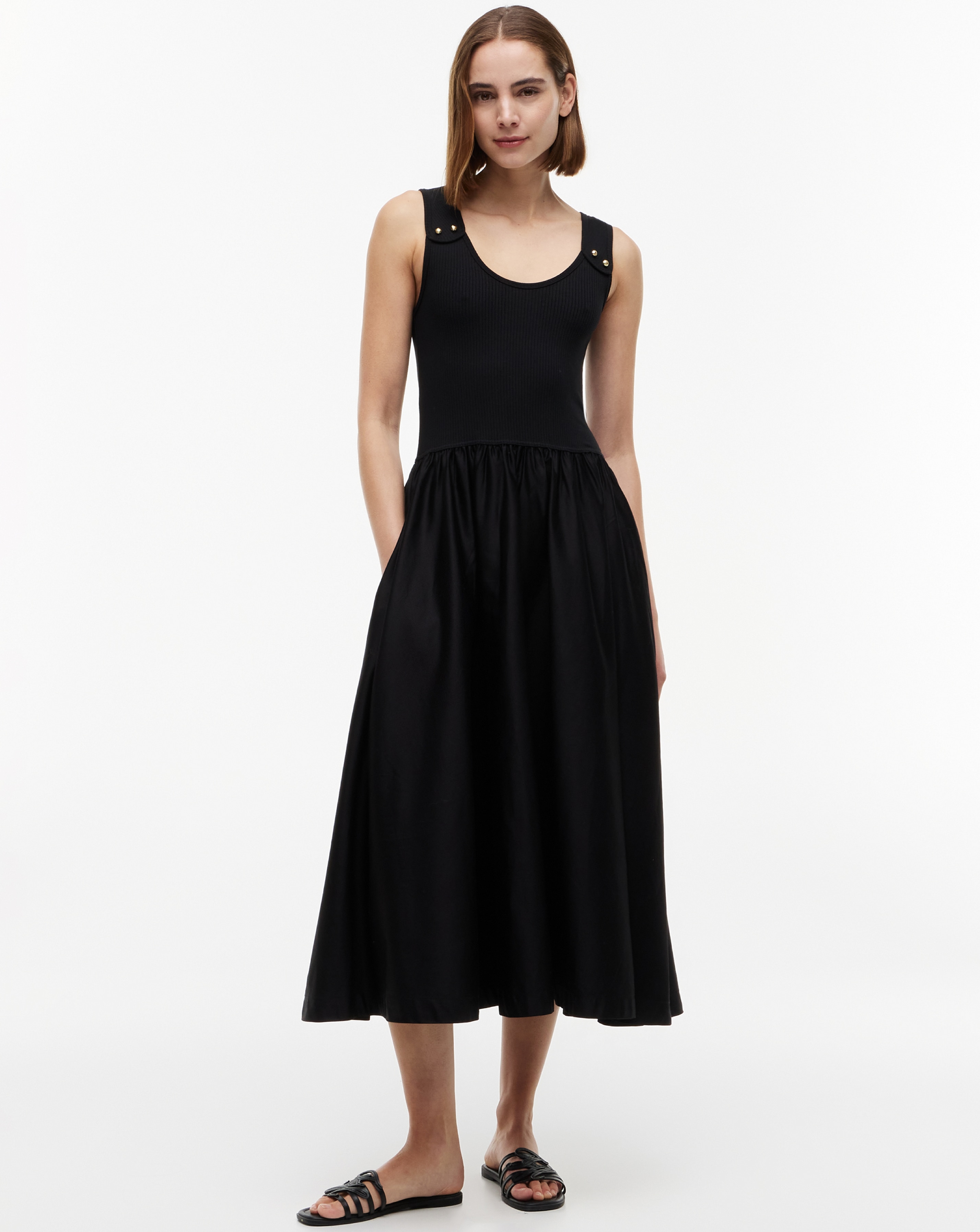 Tommy Hilfiger Rib Mix Media Dress