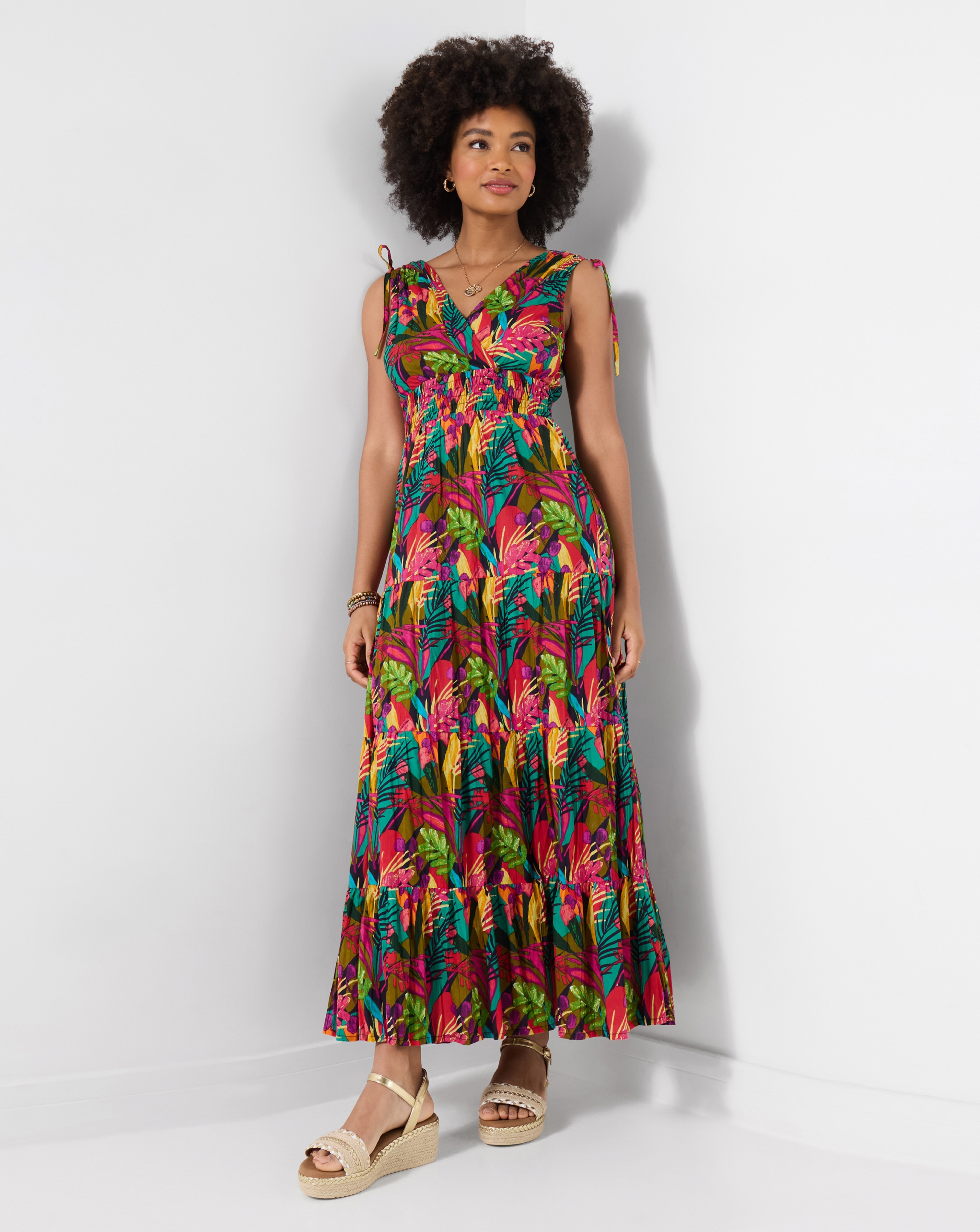 Kiana Printed Maxi Dress Petite