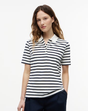 Tommy Hilfiger 1985 Regular Stripe Pique Polo SS