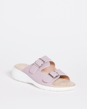 Cushion Walk Twin Buckle Sandal EEE Fit