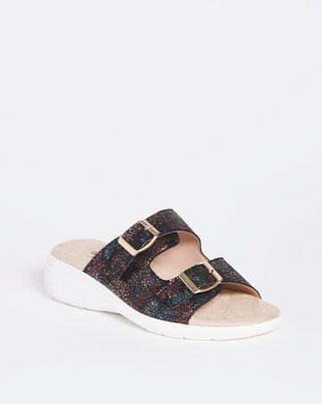 Cushion Walk Twin Buckle Sandal EEE Fit