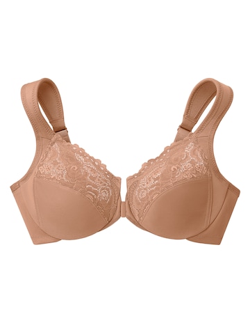 Glamorise Plus Size WonderWire Front-Fastening Bra 1245