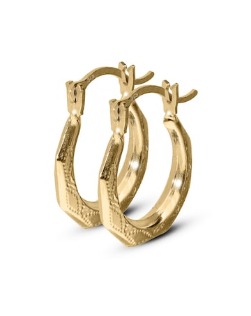 9ct Gold Hoop Earrings