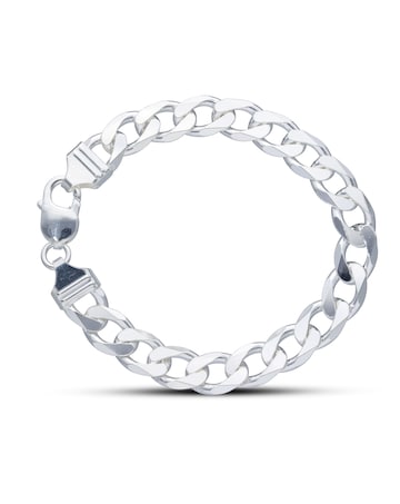 Sterling Silver 1oz 8.5Inch Curb Bracelet