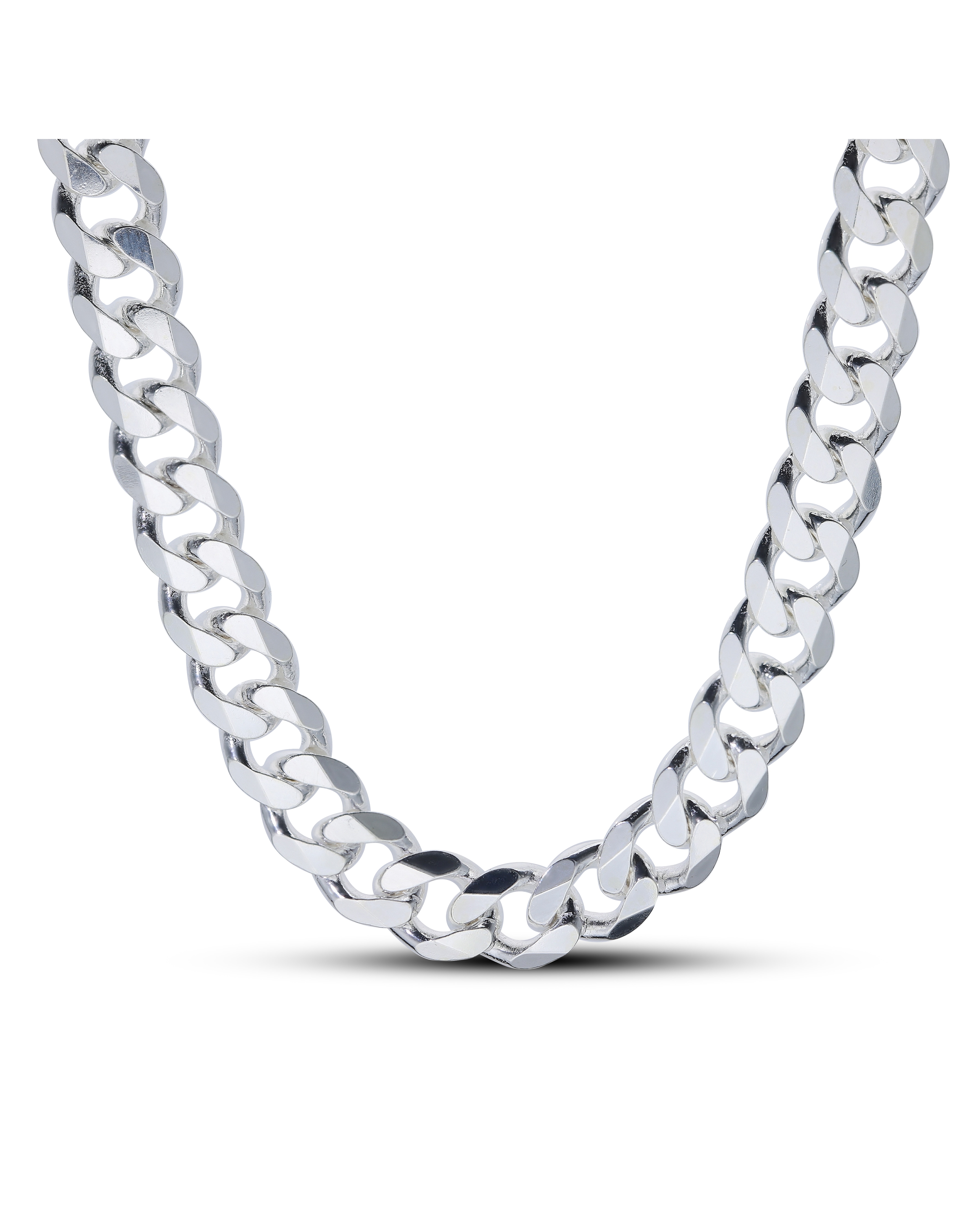 Silver Curb Chain 22 Inch