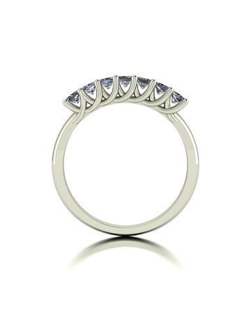 Moissanite 9ct White Gold 0.85ct total Eternity Ring