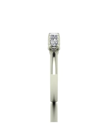 Moissanite 9ct White Gold 0.85ct total Eternity Ring