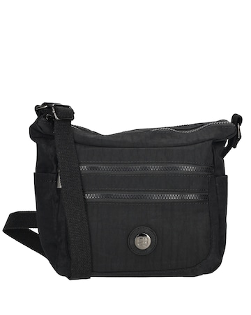 Enrico Benetti Suzie Single Handle Crinkle Nylon Shoulderbag