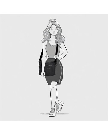 Enrico Benetti Suzie Single Handle Crinkle Nylon Shoulderbag