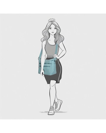 Enrico Benetti Suzie Single Handle Crinkle Nylon Shoulderbag