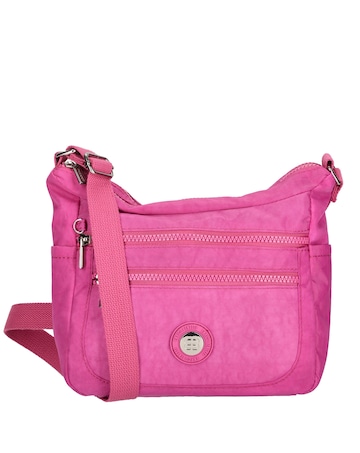 Enrico Benetti Suzie Single Handle Crinkle Nylon Shoulderbag