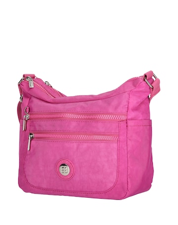 Enrico Benetti Suzie Single Handle Crinkle Nylon Shoulderbag