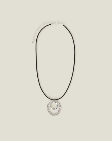 Accessorize Cord Circles Necklace
