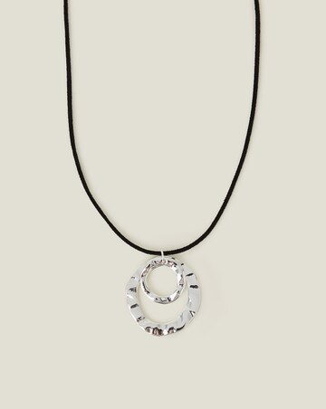 Accessorize Cord Circles Necklace
